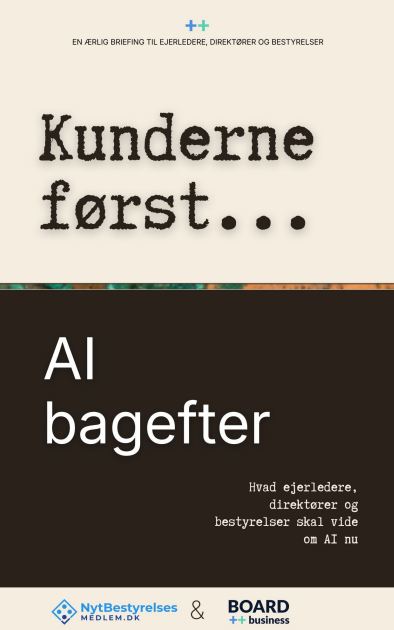 Forsiden af e-bogen Kunderne først – AI bagefter